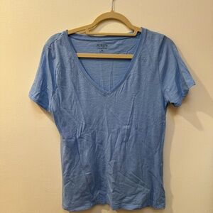 Blue J.Crew Vintage Cotton T-Shirt